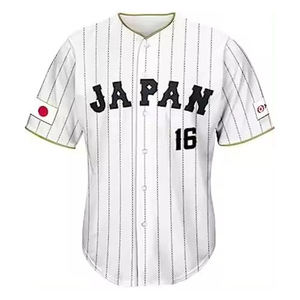 Conjuntos de Camisetas de Béisbol Estampadas para Hombre, Personalizadas, con Rayas de Colores, Manga Corta, Cintura Elástica, Transpirables, de Poliéster, Talla Adulto Regular - Product Image 1