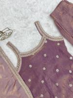 Ensemble Salwar Kameez Palazzo Brodé Élégant en Soie avec Kurti et Dupatta pour Femme – Vêtements Ethniques Indiens en Gros sur Alibaba – Collection Printemps Ample