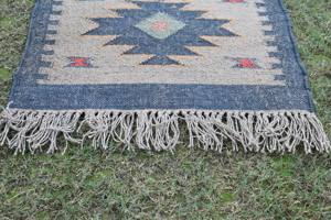 Tapis d'escalier minimaliste en jute fait main, réversible, style kilim, écologique, décoration scandinave, prix de gros - Product Image 3