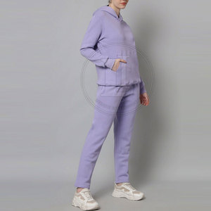 Chándal Moderno de Invierno para Mujer con Capucha, Transpirable, 100% Algodón, Ligero, Flexible y Elástico para Uso Diario - Product Image 2