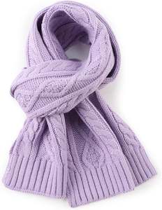 Écharpe unisexe en tricot finition velours - Cache-cou d'hiver ultra doux - Cache-cou de luxe en tricot côtelé avec logo personnalisé - Product Image 3