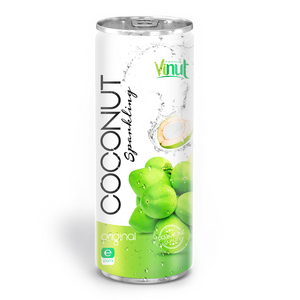 Agua con gas de coco de primera calidad de 250ml con jugo de piña Jugo de frutas y verduras enlatado - Product Image 2