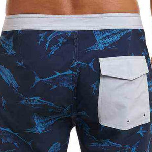 OEM Luxury Custom Unisex Boardshorts Custom Label Surf Fishing <b>Shorts</b> Custom Logo UPF 50 Recycled Solid <b>Pattern</b> <b>Swim</b> <b>Shorts</b> - Product Image 3