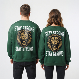 Unisex <b>Baggy</b> Sweat <b>Shirt</b> Long Sleeve Drop Shoulder Oversived Printed Cotton <b>Shirt</b> Casual 100% Fleece Winter Street Wear <b>Shirt</b> - Product Image 4