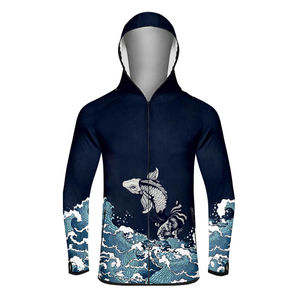 Sudadera con Capucha Personalizada Impermeable con Estampado para Exteriores, Protección UV, Ligera, Transpirable, de Manga Larga para Caza y Pesca - Product Image 5