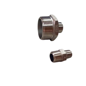 อุปกรณ์ข้อต่อท่อสเตนเลสสตีลแบบ SCH10ขนาดกำหนดเองได้การลดหัวนมหกเหลี่ยมการรักษาพื้นผิวให้เรียบสำหรับการเชื่อมอุตสาหกรรมต่างๆ - Product Image 2