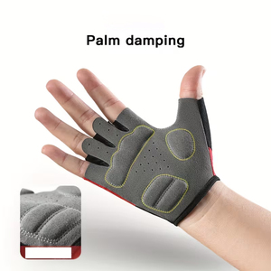 Guantes de Ciclismo Unisex Personalizados para Deportes al Aire Libre, Medios Dedos, Flexibles, Ligeros, para Ciclismo de Carretera, con Dos Lazos para los Dedos Pequeños - Product Image 4