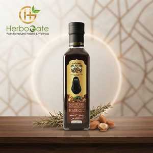 Huile capillaire botanique à base de plantes, soin nourrissant du cuir chevelu, formule enrichie en vitamines, produit capillaire léger, 100 herbes, 30 vitamines - Product Image 4