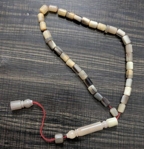 ลูกปัดสีทาซาบีห์แบบอิสลามสำหรับงานหัตถกรรมตามธรรมชาติทำจากเขาควายน้ำได้ - Product Image 2