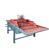 Tapis vibrant haute fréquence pour la récupération de l'or fin dans les canaux de lavage, machine automatique de lavage de tapis aurifères