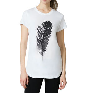 Camisetas de Verano Holgadas para Mujer de Alta Calidad, 100% Algodón, Transpirables, Estilo Urbano, con Opciones Personalizables - Product Image 1