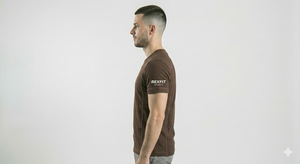 Camisetas de Punto de Manga Corta Casuales para Hombre, 100% Algodón, Color Rojo Sólido, Estampado a Rayas Negro, Diseño de Logotipo Personalizable, Servicio OEM, Verano - Product Image 3