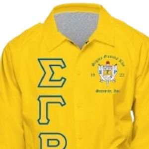Chaqueta con Cremallera de Nailon Sigma Gamma Rho, Cortavientos Forrado para Hermandad Griega, Personalizado con Impresión, Ropa Deportiva Ligera Informal - Product Image 2