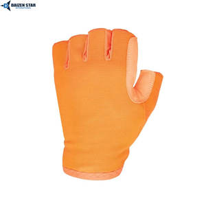 Gants de cyclisme d'été personnalisés avec logo, poignées en PU, rembourrage en gel antichoc, design demi-doigts pour VTT et vélos de route - Product Image 2