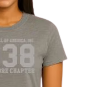 เสื้อยืดกราฟิกสีเทาสำหรับผู้หญิง ปี 1938 สวมใส่สบายๆ ทุกวัน สไตล์สตรีทแวร์ ชีวิตประจำวันที่สบายๆ เสื้อผ้าแฟชั่นเนื้อนุ่ม ใส่ได้ทุกวัน - Product Image 4
