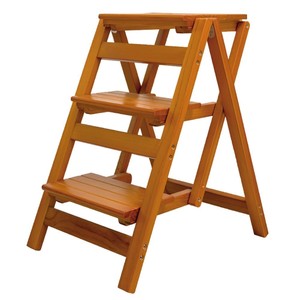 Wholesale Light Beige Pine Wood Compact <b>Step</b> <b>Stool</b> - Aqdus Saleem - Product Image 2