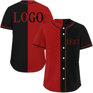 Camiseta de Béisbol Premium Transpirable de Secado Rápido 100% Poliéster, Uniforme Personalizado para Hombre Adulto con Logotipo y Bolsillos - Product Image 4