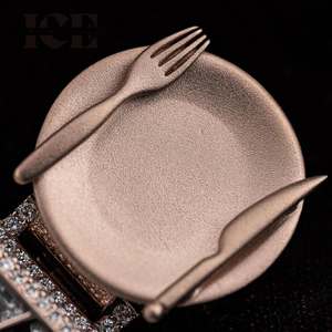 Joyería de Moda, Colgante con Nombre Personalizado, Forma de Baguette de Lujo, Moissanita, Plata 925, Chapado en Oro de 18K, Colgante con Letras Hip Hop - Product Image 2