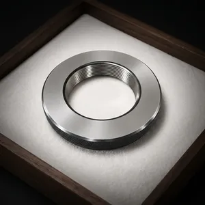 Jauge d'anneau à filetage externe, type unifié, diamètre 1-500 mm, TPI 0,25-30 mm, GO/NOGO, norme américaine ANSI UN, UNC, UNF, UNRF, UNEF, UNS, UNJ, UNJC, UN - Product Image 1