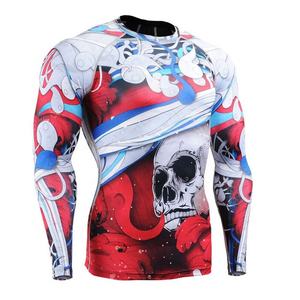 Veste de protection anti-odeur 3D pour hommes, Compression, séchage rapide, vêtements de Fitness, MMA à la mode - Product Image 3