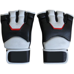 Gants de boxe et de sparring en cuir PU respirant Ghazi Leather Industries, fermeture personnalisable, logo sur mesure, demi-doigts, arts martiaux de haute performance - Product Image 3