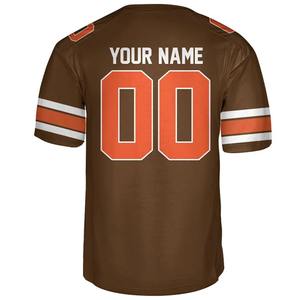 Maillot de football américain pour hommes de haute qualité, manches courtes, entièrement personnalisable, léger et respirant, prix compétitif - Product Image 2