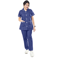 Fournisseur d'usine – Blouses médicales unisexes blanches en polyester/coton tissé, personnalisées, marque ANNO, OEM, étiquette privée