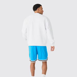 Shorts de basket-ball pour hommes, logo personnalisé, broderie, séchage rapide, shorts de basket-ball en mesh avec poches - Product Image 4