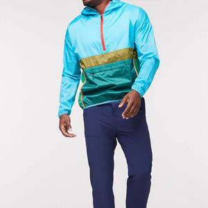 <b>Men</b> Hooded Lightweight Waterproof Quick Dry Windbreaker <b>Jacket</b> Soft Comfortable Casual Outdoor Zip Front Breathable Regular Fit - Product Image 1