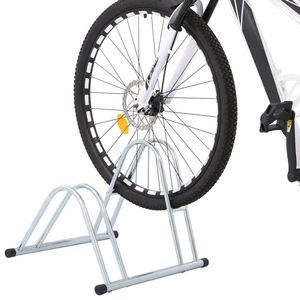 Porte-vélos autoportant en acier galvanisé pour 2 vélos montés au sol - Product Image 2