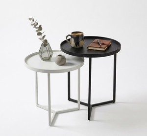 Ensemble de table basse en métal Lumetal de luxe moderne - Multifonctionnel, mobile, facile à assembler pour le salon et la chambre à coucher, décoration intérieure - Product Image 1