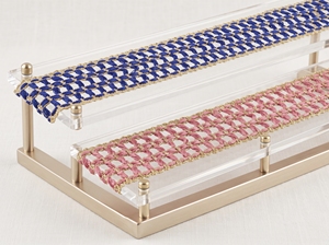 ผ้าลูกไม้ลายฉลุตกแต่งขอบโลหะ สำหรับตกแต่งขอบเฟอร์นิเจอร์ในบ้าน - Product Image 3