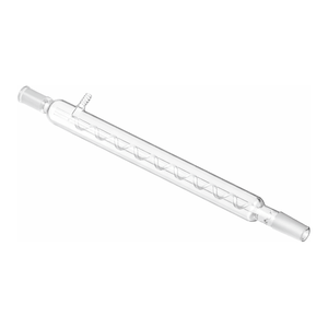 Condenseur Allihn en verre borosilicate Corning pour PYREX avec embout de récupération pour distillation sous vide - Product Image 3