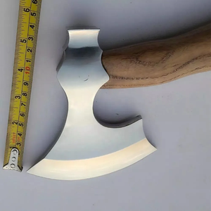 Tête de marteau en acier à haute teneur en carbone de qualité supérieure avec manche en bois de rose et revêtement en cuir et poignée - Product Image 3