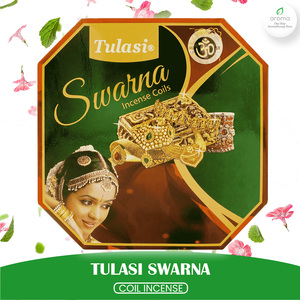 Bobinas de Incienso Tulasi Swarna, Aroma Indio, Uso Religioso, Diseño Dorado - Product Image 3