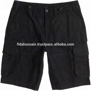 Short de travail pour femme de qualité supérieure en style braguette à glissière avec taille basse et fermeture à boutons Short Cargo à quatre poches - Product Image 5