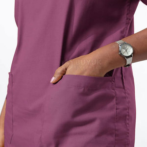 Ladies V Neck <b>Scrub</b> <b>Top</b> and Pants Set Comfortable Medical Healthcare Uniform Wholesale Supplier Premium Medical Workwear Comfort - Product Image 5