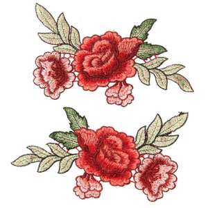 Elegant Diamond Embroidery Patch <b>Iron</b> <b>On</b> <b>Fabric</b> Badge for Hats Bags Jackets Caps DIY Fashion Apparel Decoration Wholesale - Product Image 4