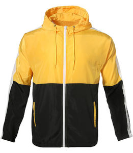 Veste coupe-vent unisexe de haute qualité, décontractée, unie, à manches longues, avec grande fermeture éclair, imperméable, doublée de polaire, en tissu toile - Product Image 3