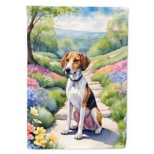 ธงประดับสวนแบบอเมริกัน Foxhound ธงประดับสวนกล่องจดหมายหลากสีสำหรับงานศิลปะลานบ้านสำหรับเตียงดอกไม้ - Product Image 1