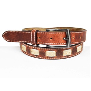 Cinturones de Cuero Genuino Vintage de Diseñador Más Vendidos en 2026 para Hombre, Opción de Venta al por Mayor Disponible, Hebillas de Aleación de Suministro Indio - Product Image 1