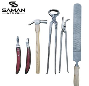 Outils professionnels de fermeur, équipement de soin des sabots de cheval, kit d'équipement de ferrage, outils de coupe des sabots équins, kit de soin des pieds de cheval - Product Image 5