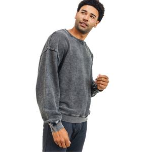 Survêtements délavés surdimensionnés à logo personnalisé Ensembles unisexe Jogger Hommes Survêtement Polaire lourde délavée à l'acide sweat-shirt - Product Image 4