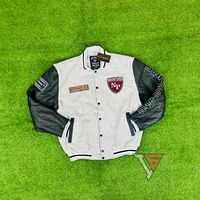 Blouson universitaire personnalisé pour homme – Logo tendance, en peau de mouton et cuir de vache, crocheté, grande taille, respirant, hiver, style universitaire, baseball