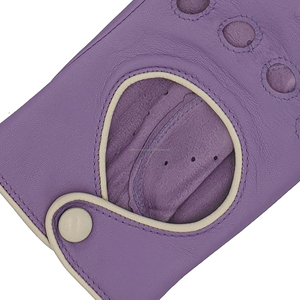 Gants de conduite en cuir pour hommes et femmes, gants de course en peau de mouton souple, vente en gros au prix d'usine - Product Image 2