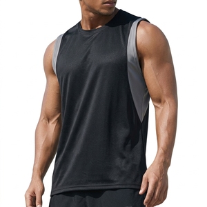 Athletic Mens <b>Tank</b> <b>Top</b> <b>Vintage</b> Style Sleeveless Cotton Gym Vest Custom Logo Casual Sportswear Wholesale Supplier - Product Image 1