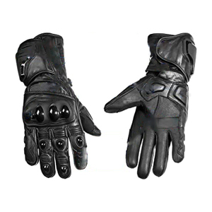 Guantes de Motocicleta de Alta Calidad, Transpirables, de Fibra de Carbono y Cuero, Resistentes al Viento y al Agua, con Calefacción, Cierre de Gancho y Bucle, para Dedos Completos - Product Image 4