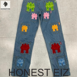 HONEST EIZ Pantalon cargo pour homme, taille mi-haute, couleur unie, en denim de coton respirant, coupe ample, épais, style streetwear et urbain, pour les soirées - Product Image 4