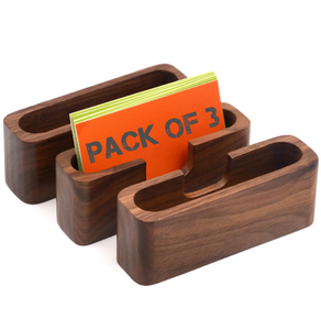 Wood Promotional Card Holder Natural Wood Business Card Holder Natural Wood Memo <b>Pad</b> Holder At Affordable Price - Product Image 3