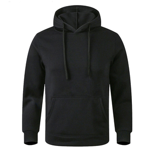 Sudadera con Capucha para Hombre, Mezcla de Algodón, Color Sólido, Estilo Casual Hip Hop, para Adultos, Estilo Invernal - Product Image 1
